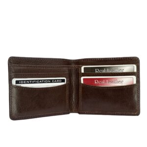 Tuftox Regal Bifold – Men’s Natural Grain Buffalo Leather Wallet